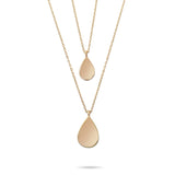 Solid Gold Cremation Urn Tear Drop Necklace | Glur Co.