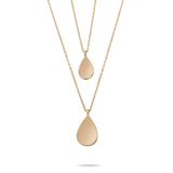 Solid Gold Cremation Urn Tear Drop Pendant | Glur Co.