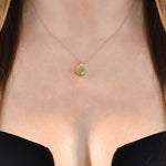 Solid Gold Cremation Urn Tear Drop Necklace | Glur Co.