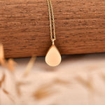 Solid Gold Cremation Urn Tear Drop Necklace | Glur Co.