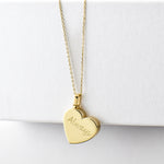 Solid Gold Cremation Urn Heart Necklace | Glur Co.