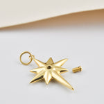 Solid Gold Cremation Urn North Star Necklace | Glur Co.