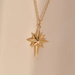 Solid Gold Cremation Urn North Star Pendant | Glur Co.