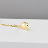 Solid Gold Cremation Urn Diamond Tear Drop Necklace | Glur Co.