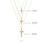 Solid Gold Cremation Urn Cross Pendant | Glur Co.