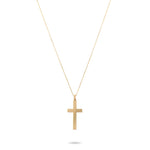 Solid Gold Cremation Urn Cross Necklace | Glur Co.