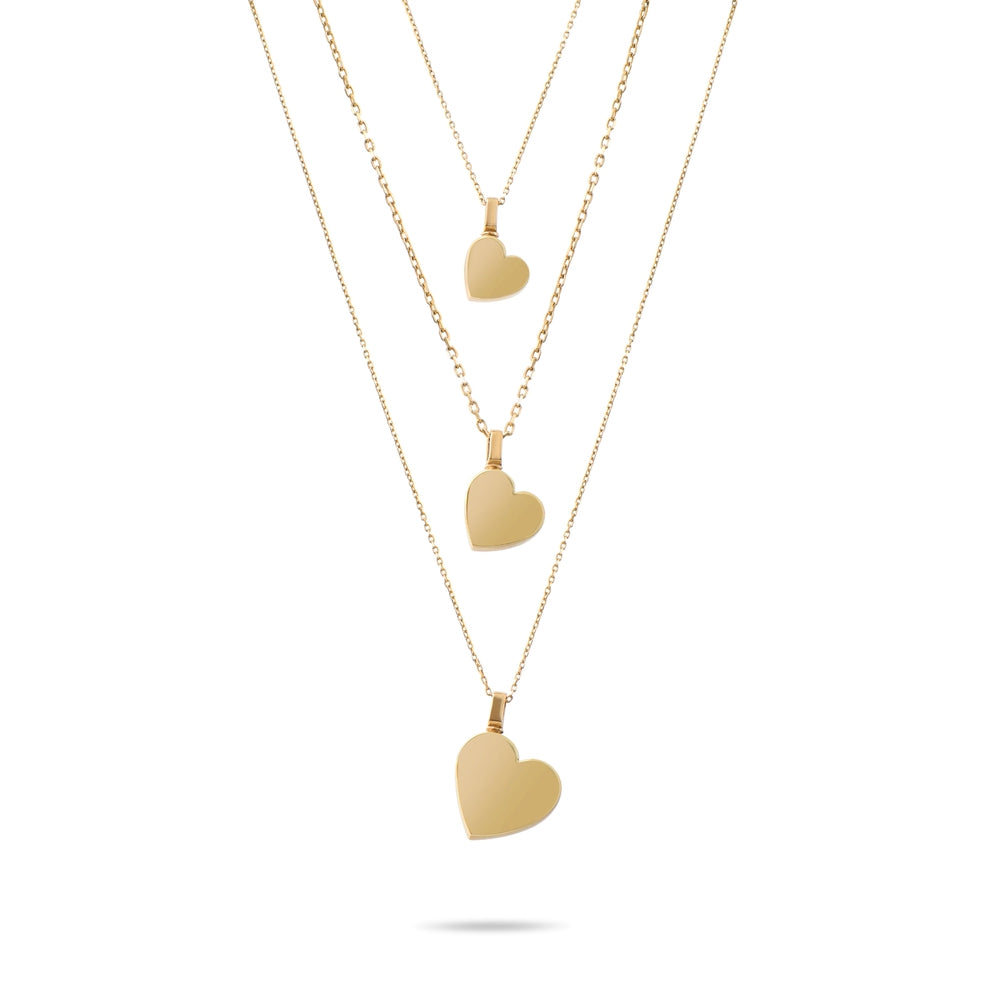 Solid Gold Cremation Urn Heart Necklace | Glur Co.