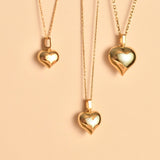 Personalized Gold Cremation Urn Heart Necklace - Glur Co.