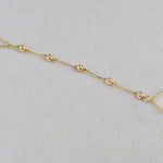 Solid Gold Diamond Slave Bracelet