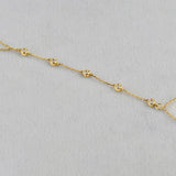 Solid Gold Diamond Slave Bracelet