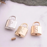 Solid Gold Cremation Urn Padlock Necklace | Glur Co.