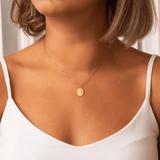 Solid Gold Birth Flower Necklace