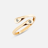 Solid Gold Wrap Ring